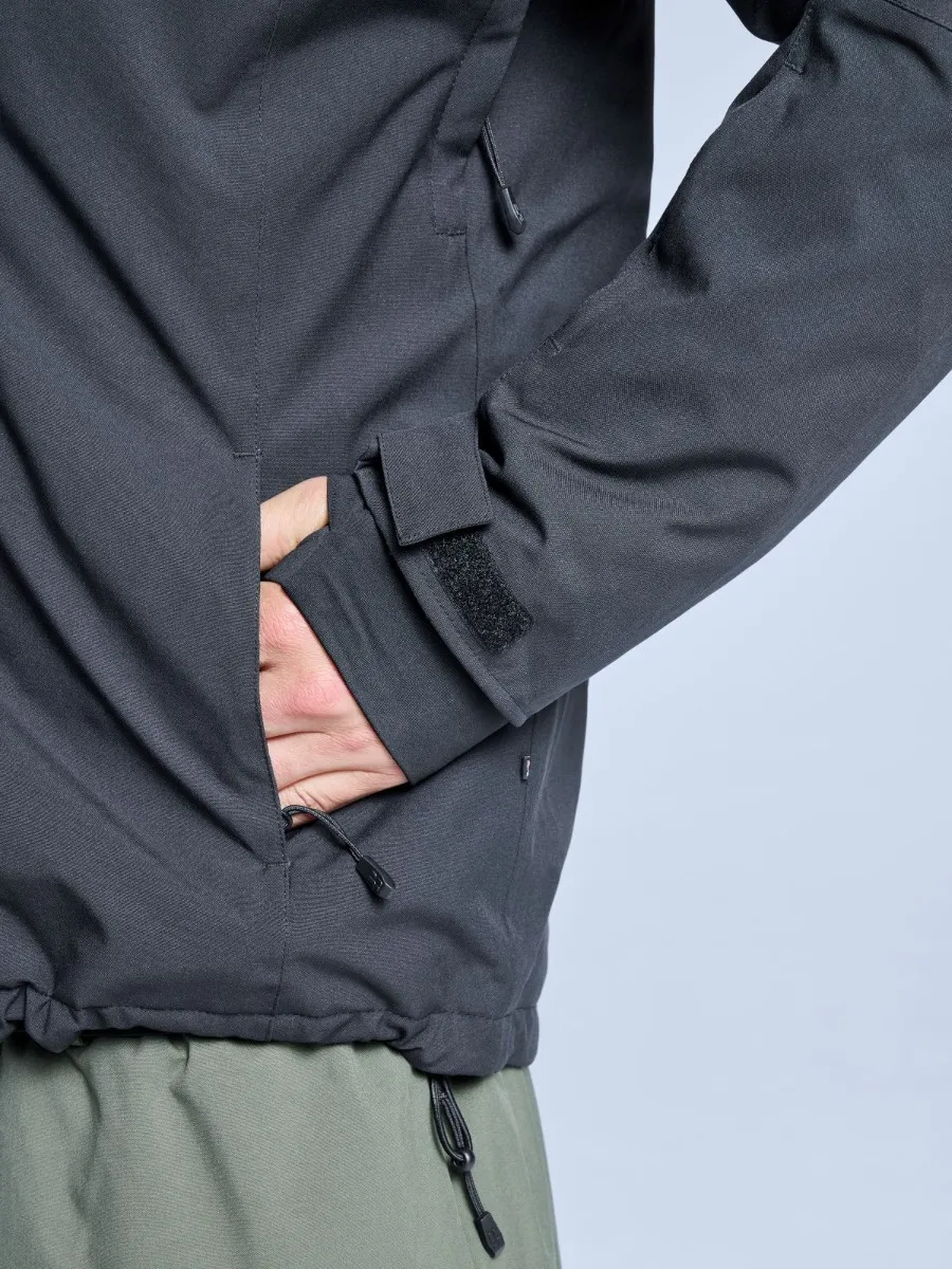 Poederbaas Ski-jas Heren Arctic 2L Insulated Zwart