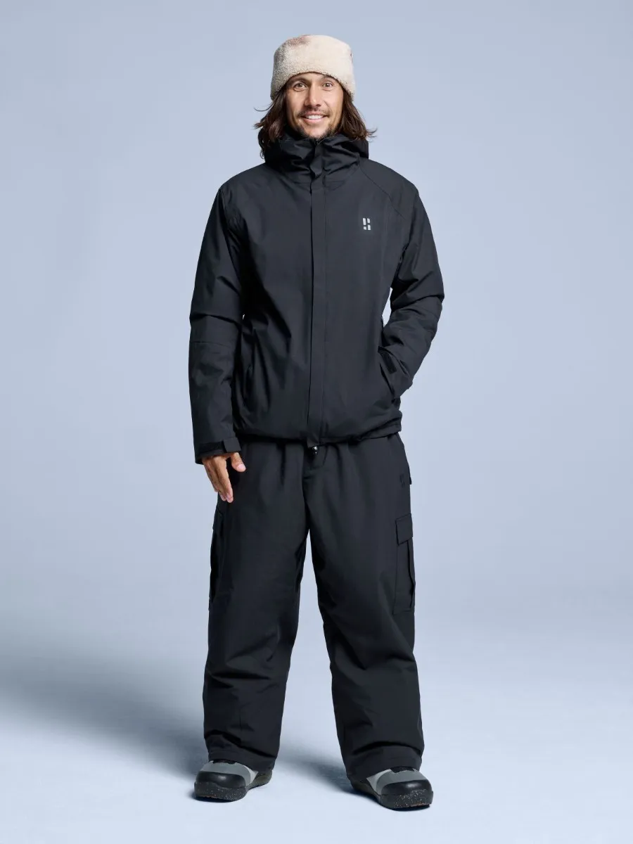 Poederbaas Ski-jas Heren Arctic 2L Insulated Zwart