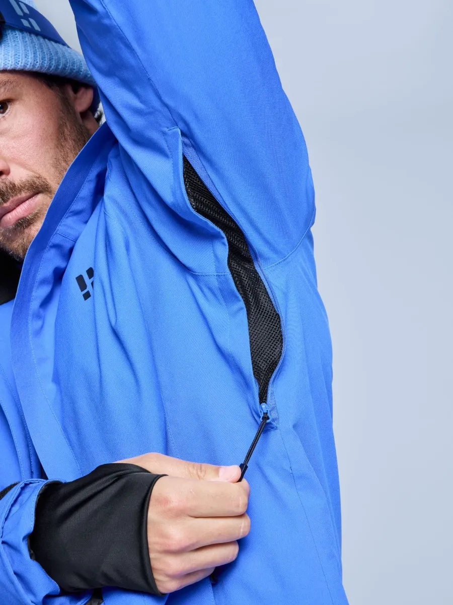 Poederbaas Ski-jas Heren Arctic 2L Insulated Ballpoint Blue