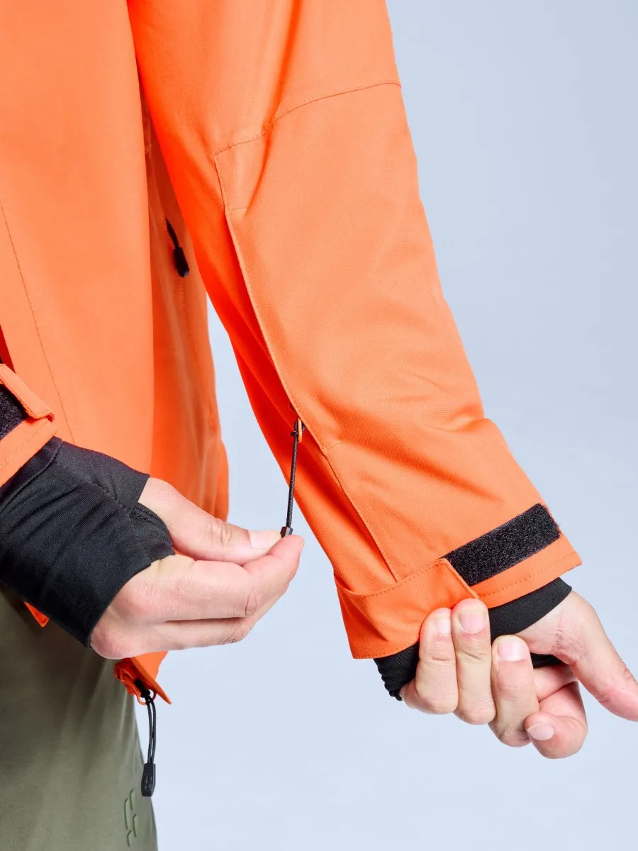 Poederbaas Ski-jas Heren Arctic 2L Insulated Oranje
