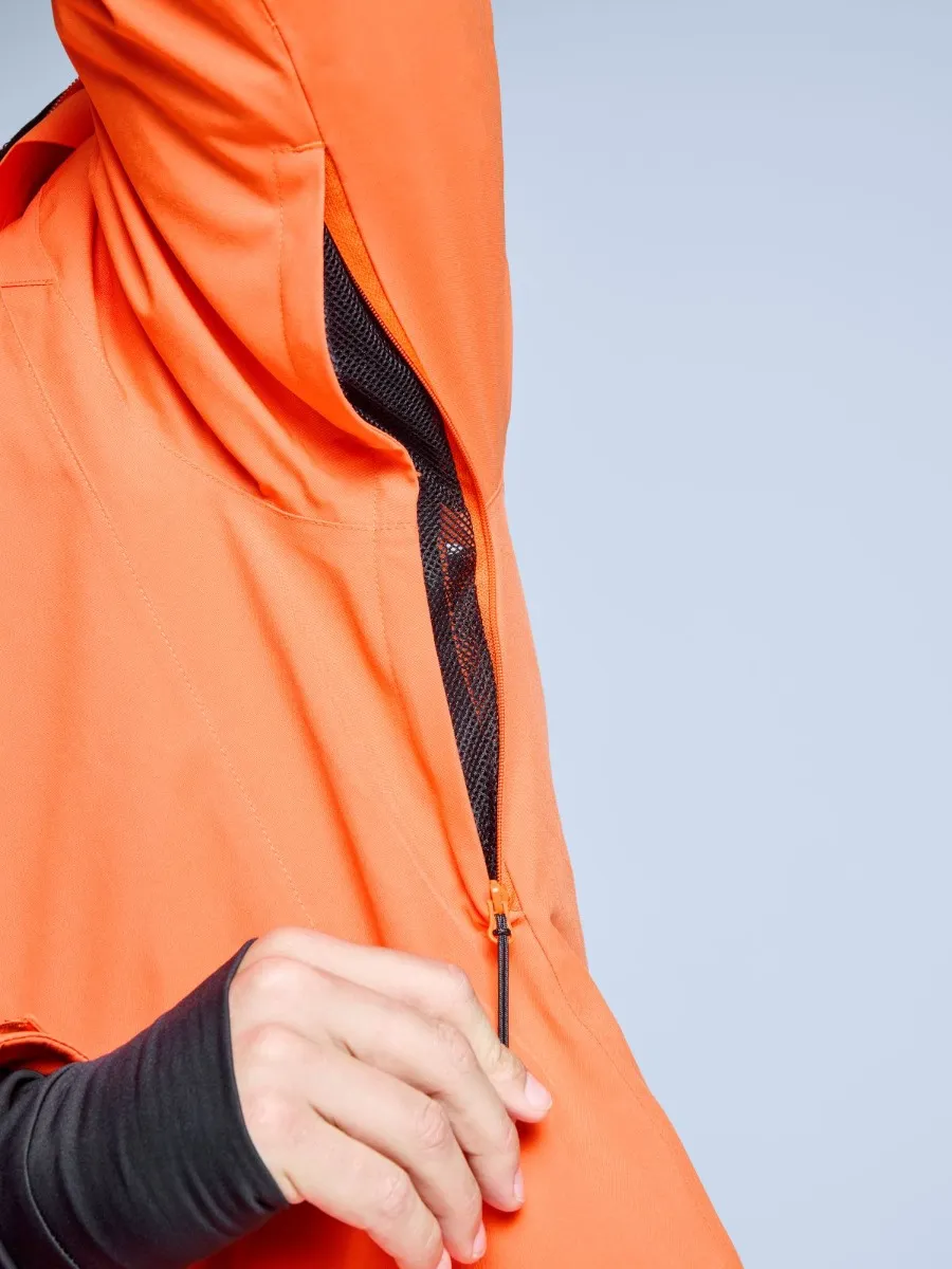 Poederbaas Ski-jas Heren Arctic 2L Insulated Oranje