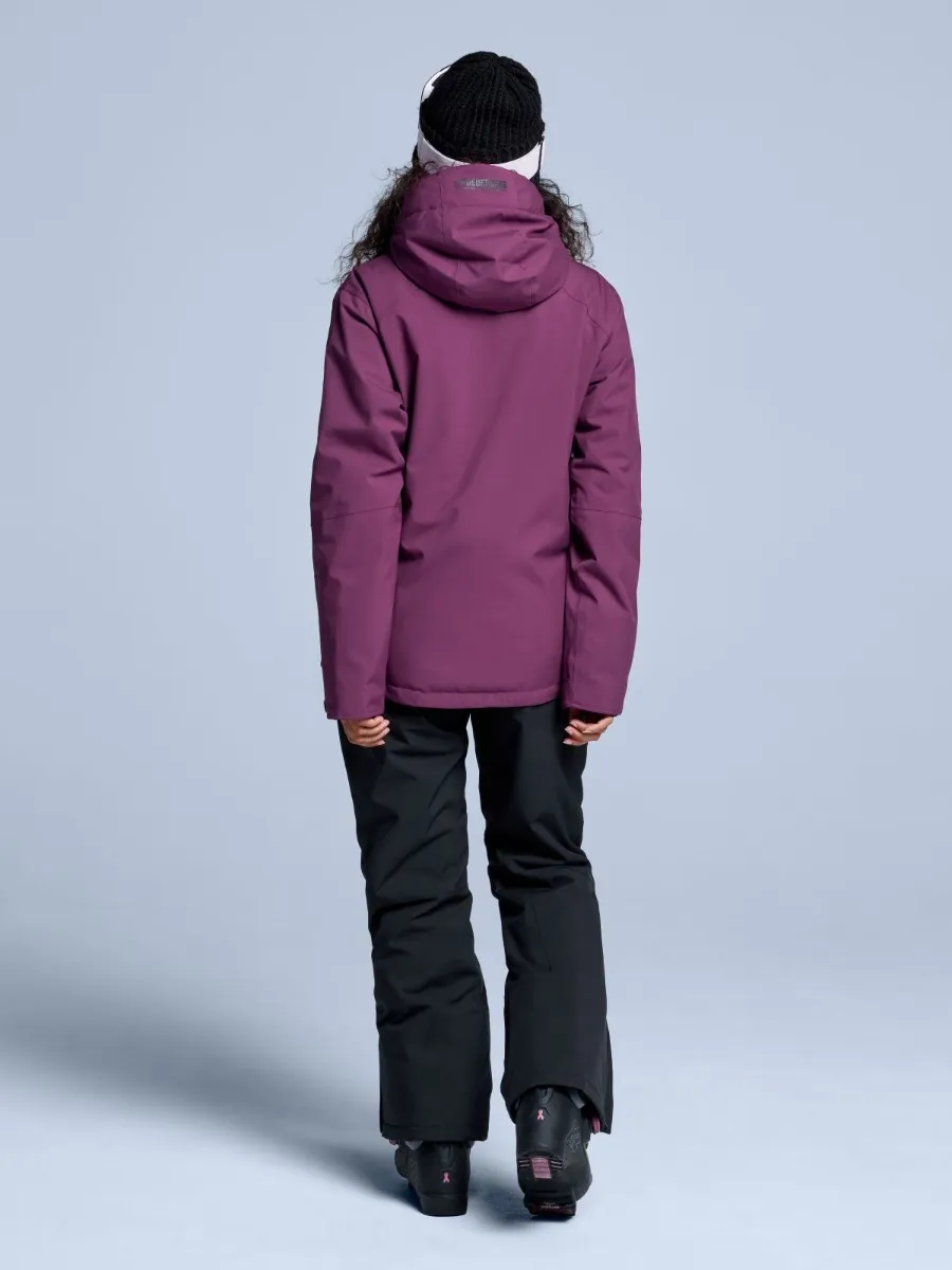 Poederbaas Ski-jas Dames Arctic 2L Insulated Bordeaux