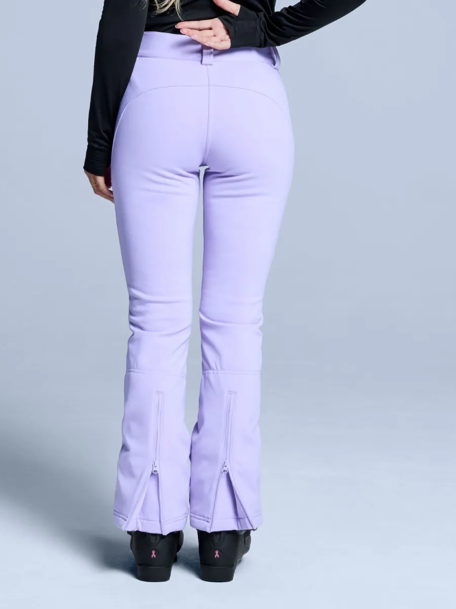 Poederbaas Skibroek Dames Stretch Softshell Lila