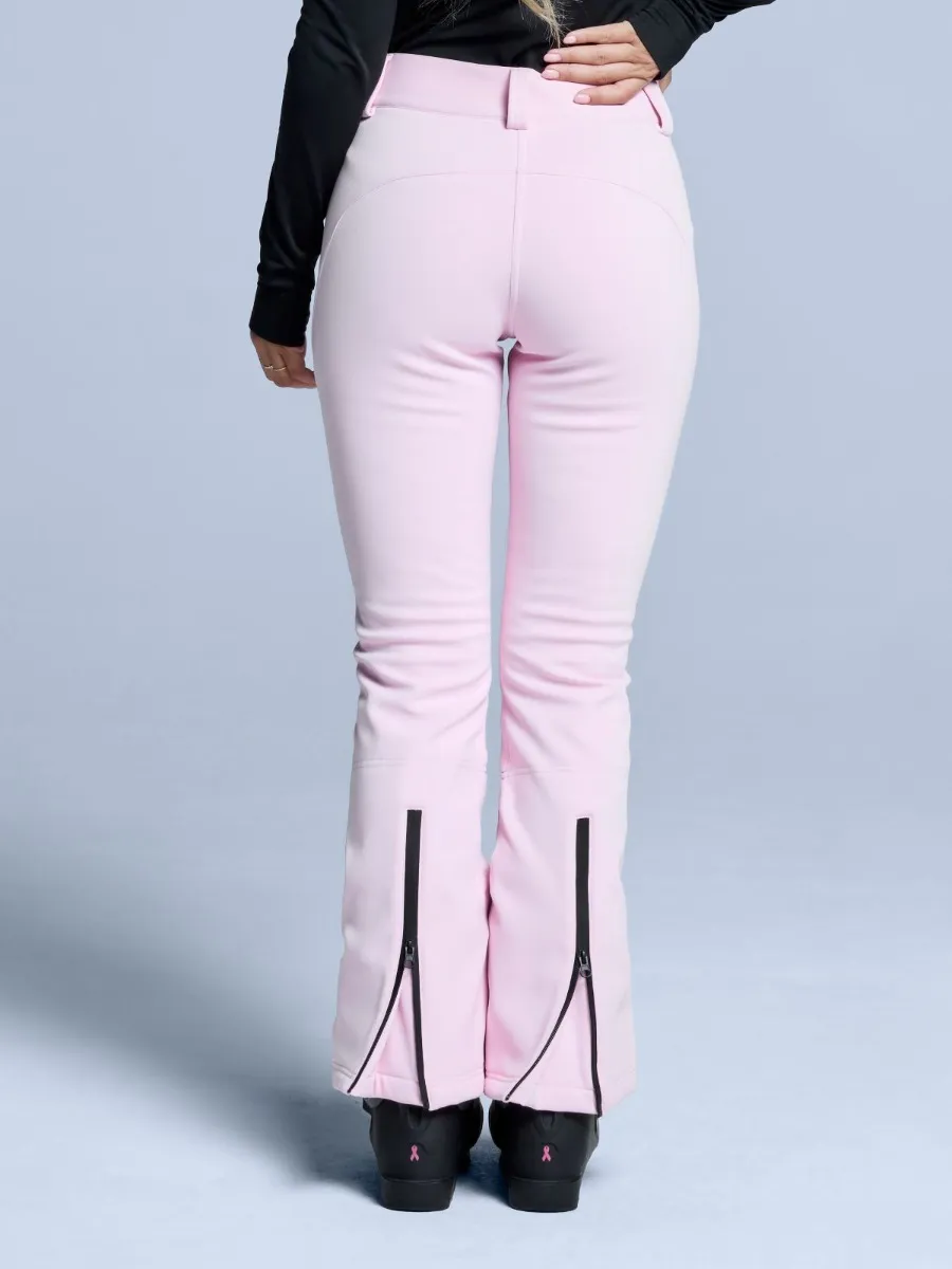 Poederbaas Skibroek Dames Stretch Softshell Powder Rose