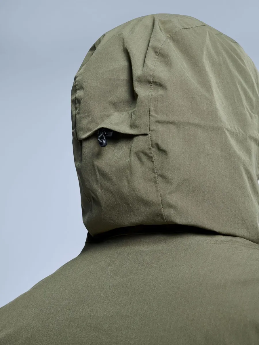 Poederbaas Ski-jas Heren Freeride 3L Hardshell Olive Green