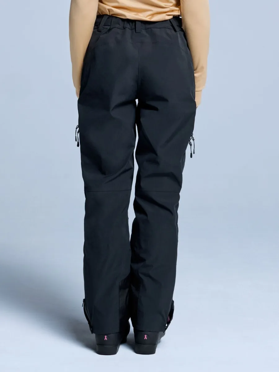 Poederbaas Skibroek Dames Freeride 3L Hardshell Zwart