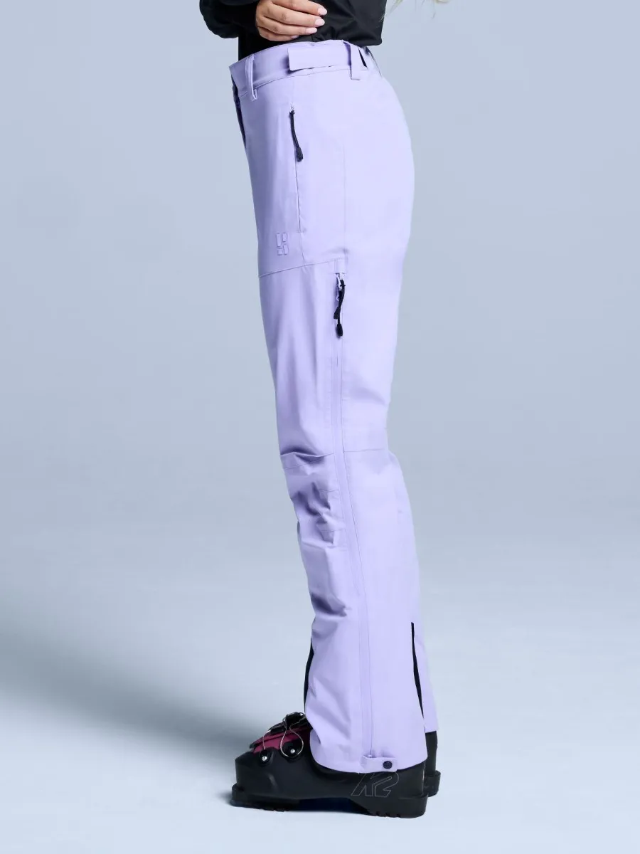 Poederbaas Skibroek Dames Freeride 3L Hardshell Lila