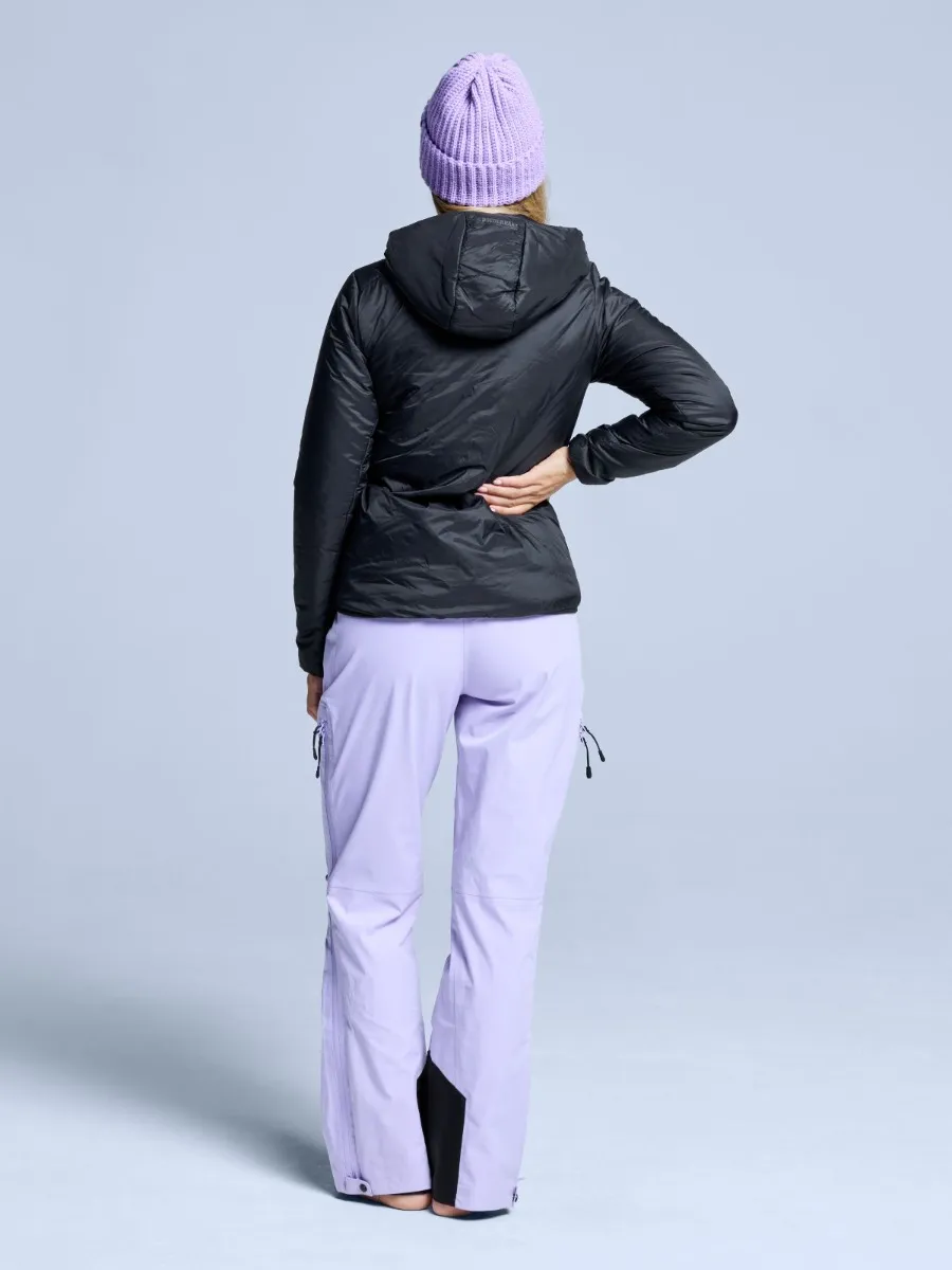 Poederbaas Donsjas Dames Freeride Insulated Zwart