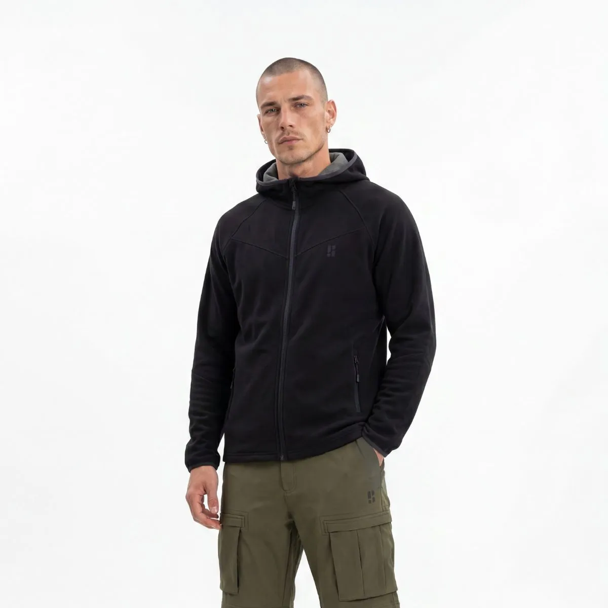 Poederbaas Outdoor Vest Heren Merinowol Zwart