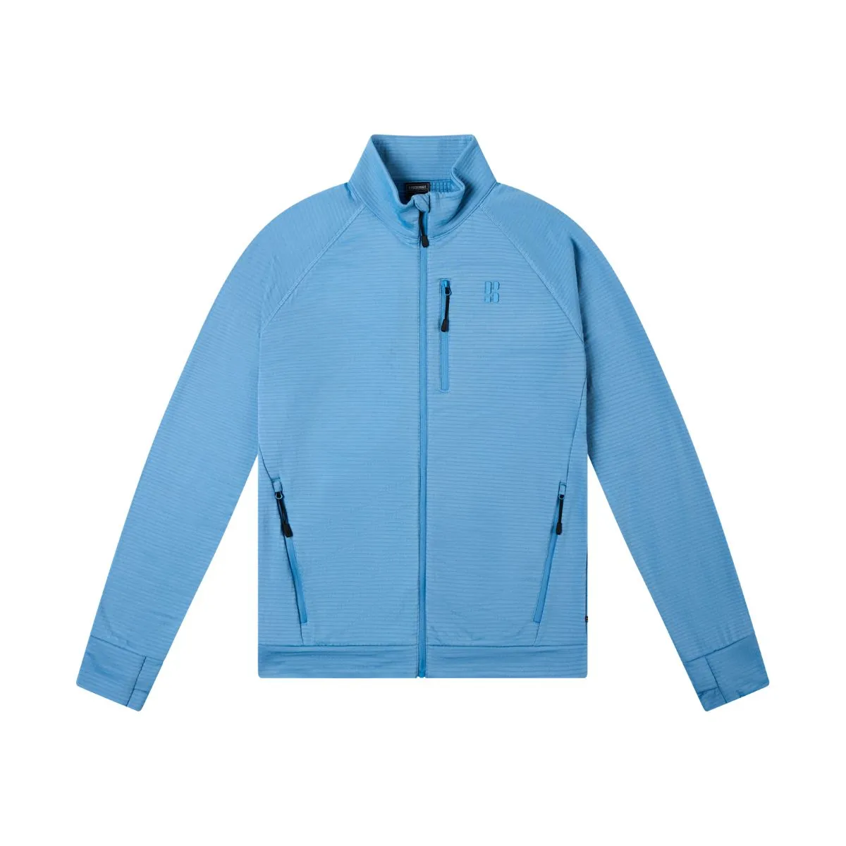 Poederbaas Outdoor Vest Heren Waffle Jacket Blauw