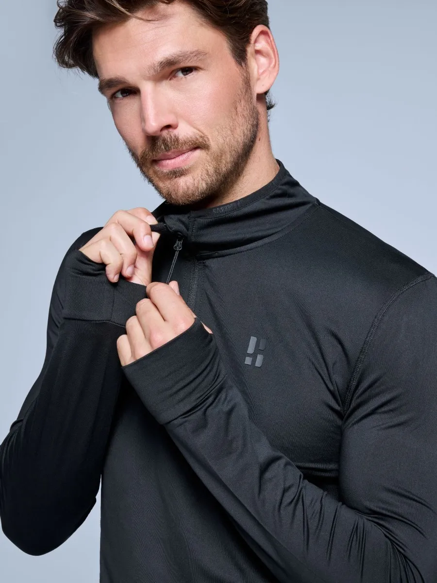 Poederbaas Midlayer Pully Heren Four Seasons Lightweight 2.0 Zwart