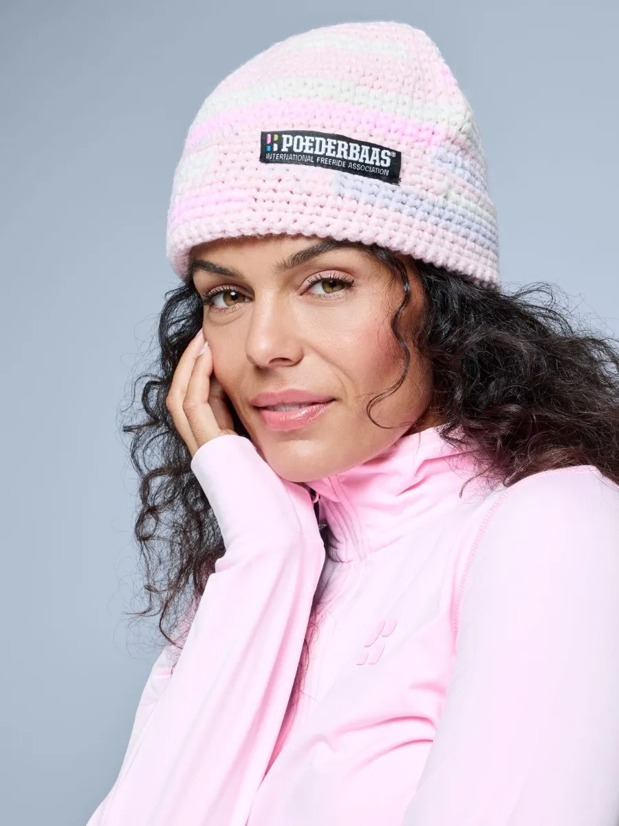 Poederbaas Muts Dames Freeride Powder Rose