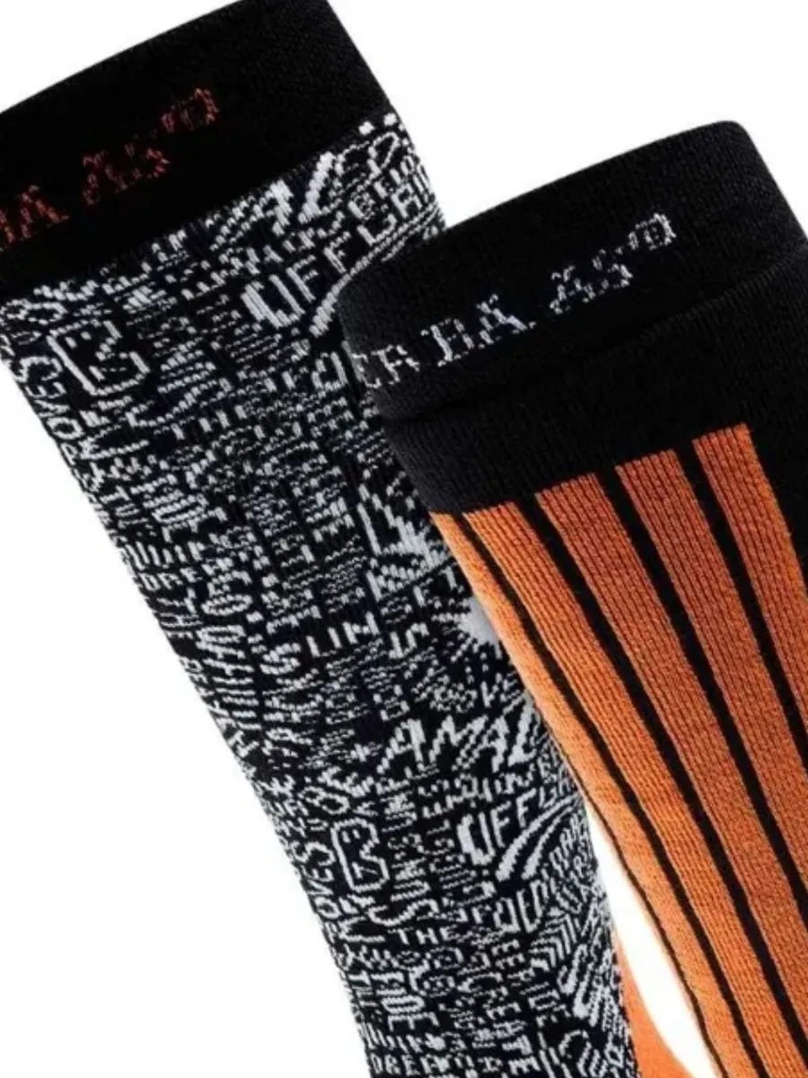 Poederbaas Skisokken 2-pack Oranje