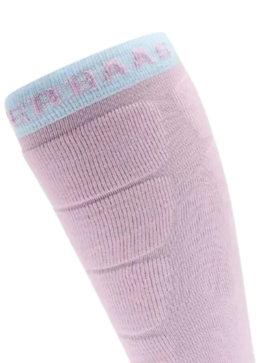 Poederbaas Skisokken Dames Merinowol Pro Lila