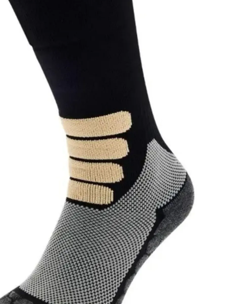 Poederbaas Skisokken Merinowol Pro Zwart