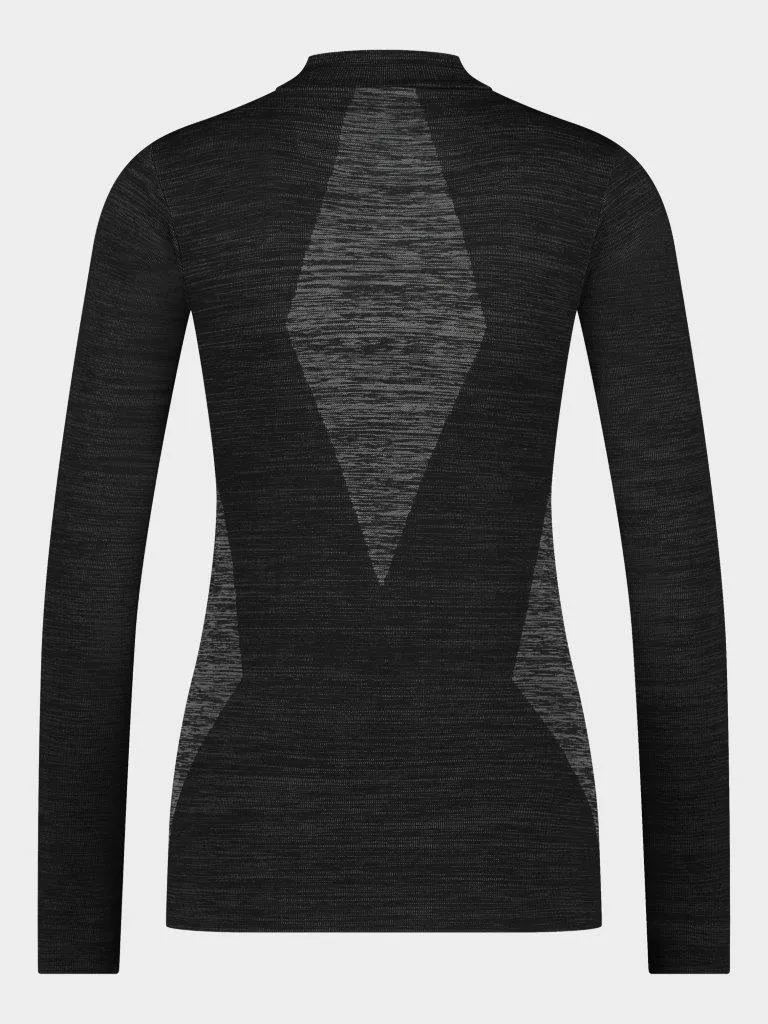 Poederbaas Thermoset Dames Technical - Thermoshirt + Thermolegging - Zwart