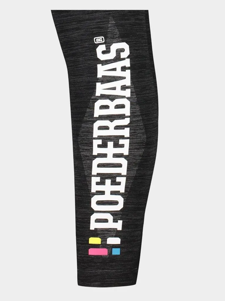 Poederbaas Thermoset Dames Technical - Thermoshirt + Thermolegging - Zwart