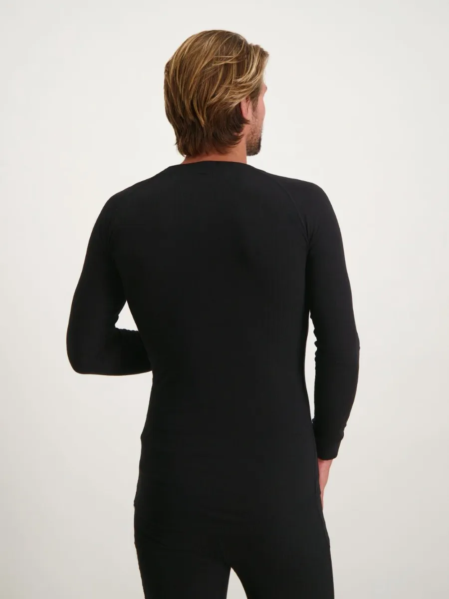 Poederbaas Thermoshirt Heren Pro Zwart