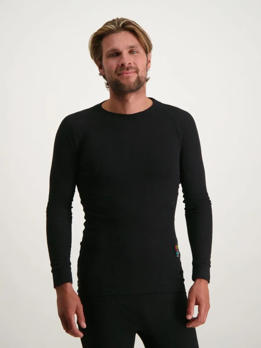 Poederbaas Thermoshirt Heren Pro Zwart