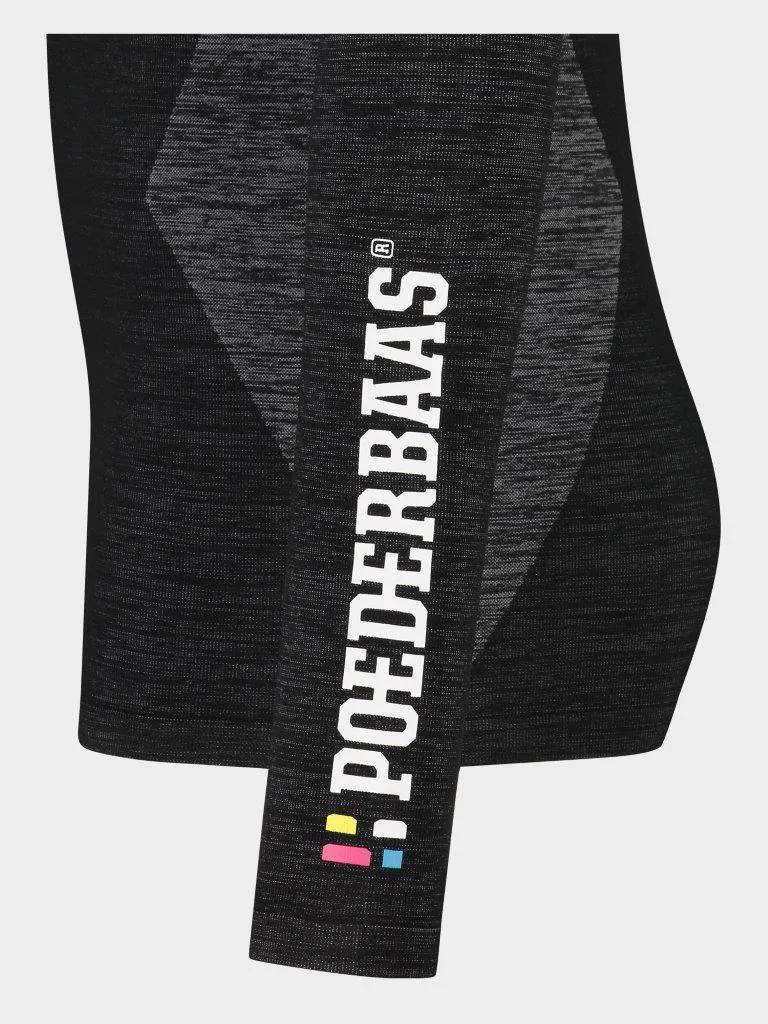 Poederbaas Thermoshirt Heren Technical Longsleeve Zwart