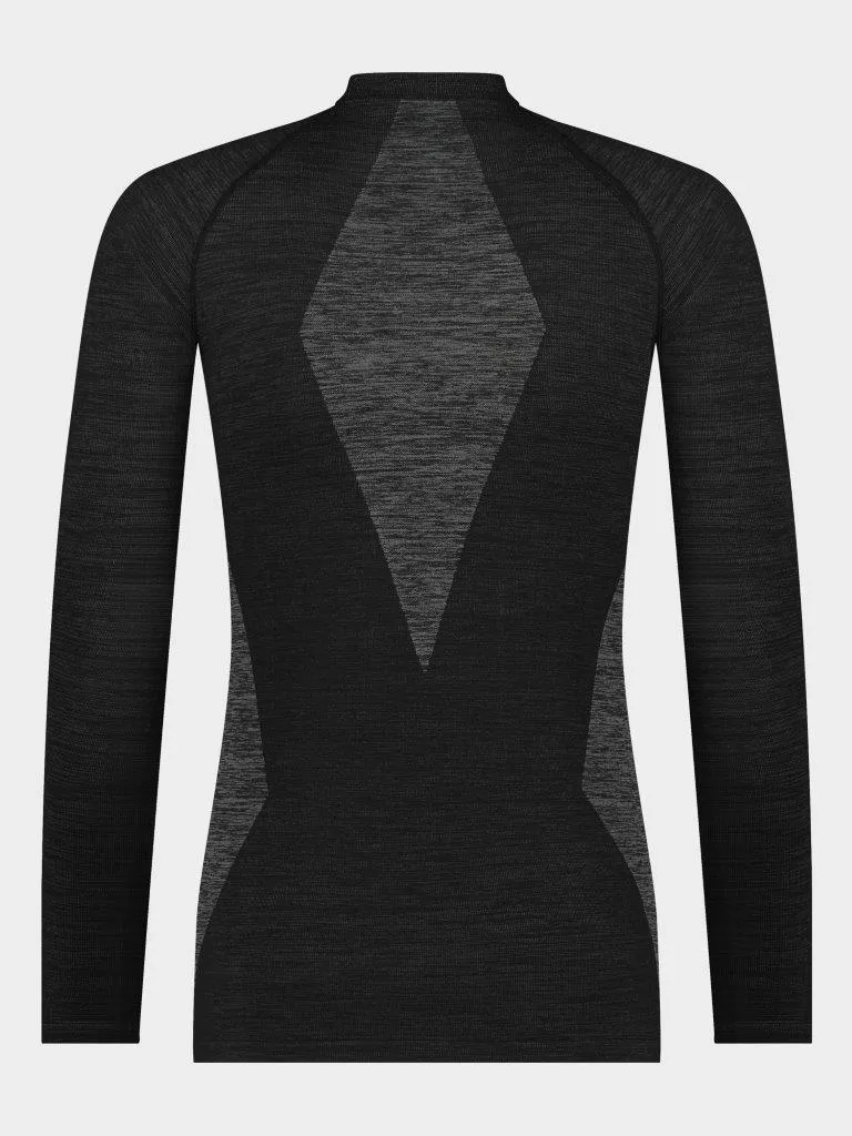 Poederbaas Thermoshirt Heren Technical Longsleeve Zwart