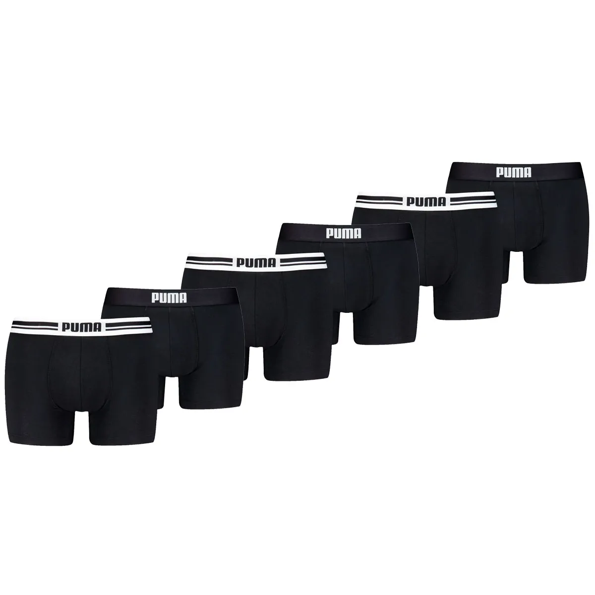 Puma Boxershorts Everyday Placed Logo 6-pack Black / Black