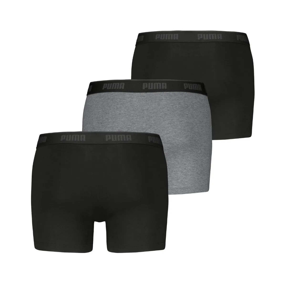 Puma Boxershorts Everyday 3-pack Black / Grey