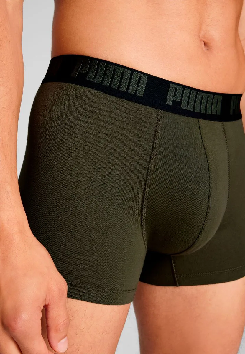 Puma Boxershorts Everyday Basic 2-pack Forest Night Tonal