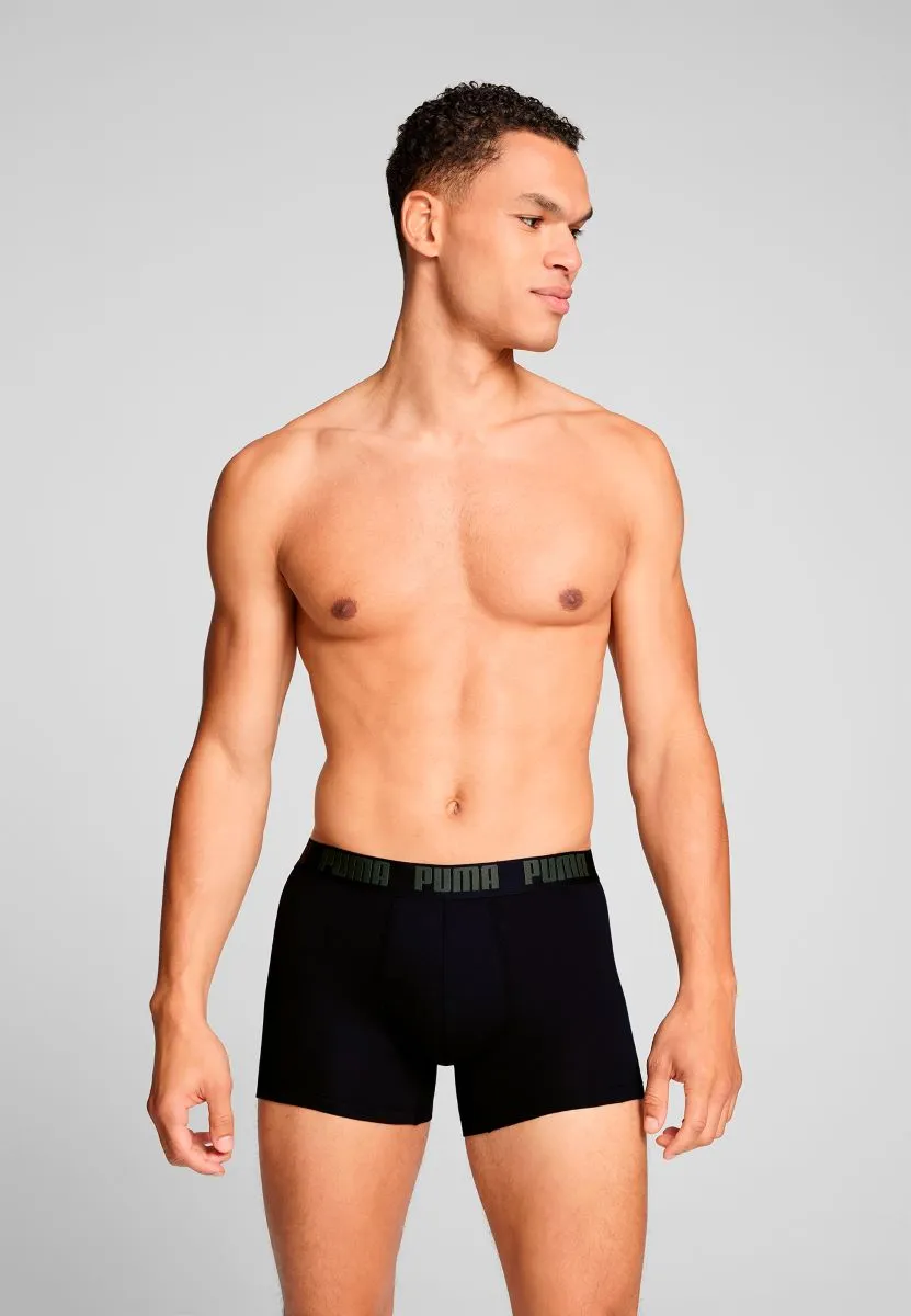 Puma Boxershorts Everyday Basic 2-pack Forest Night Tonal