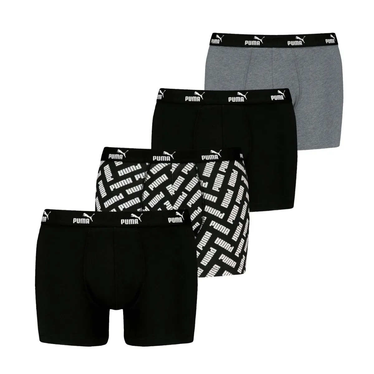 Puma Boxershorts Promo 12-pack Zwart / Blauw
