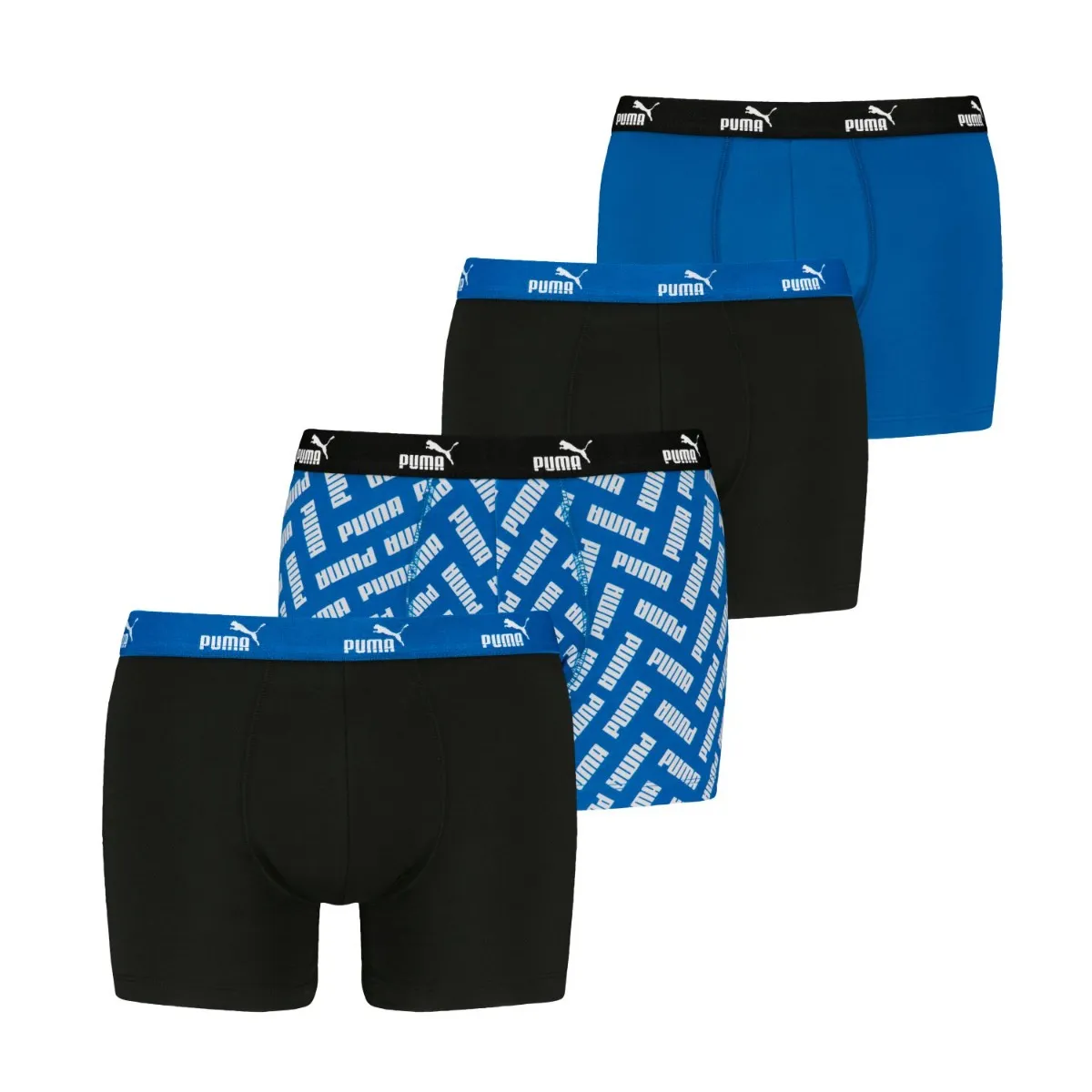 Puma Boxershorts Promo 12-pack Zwart / Blauw