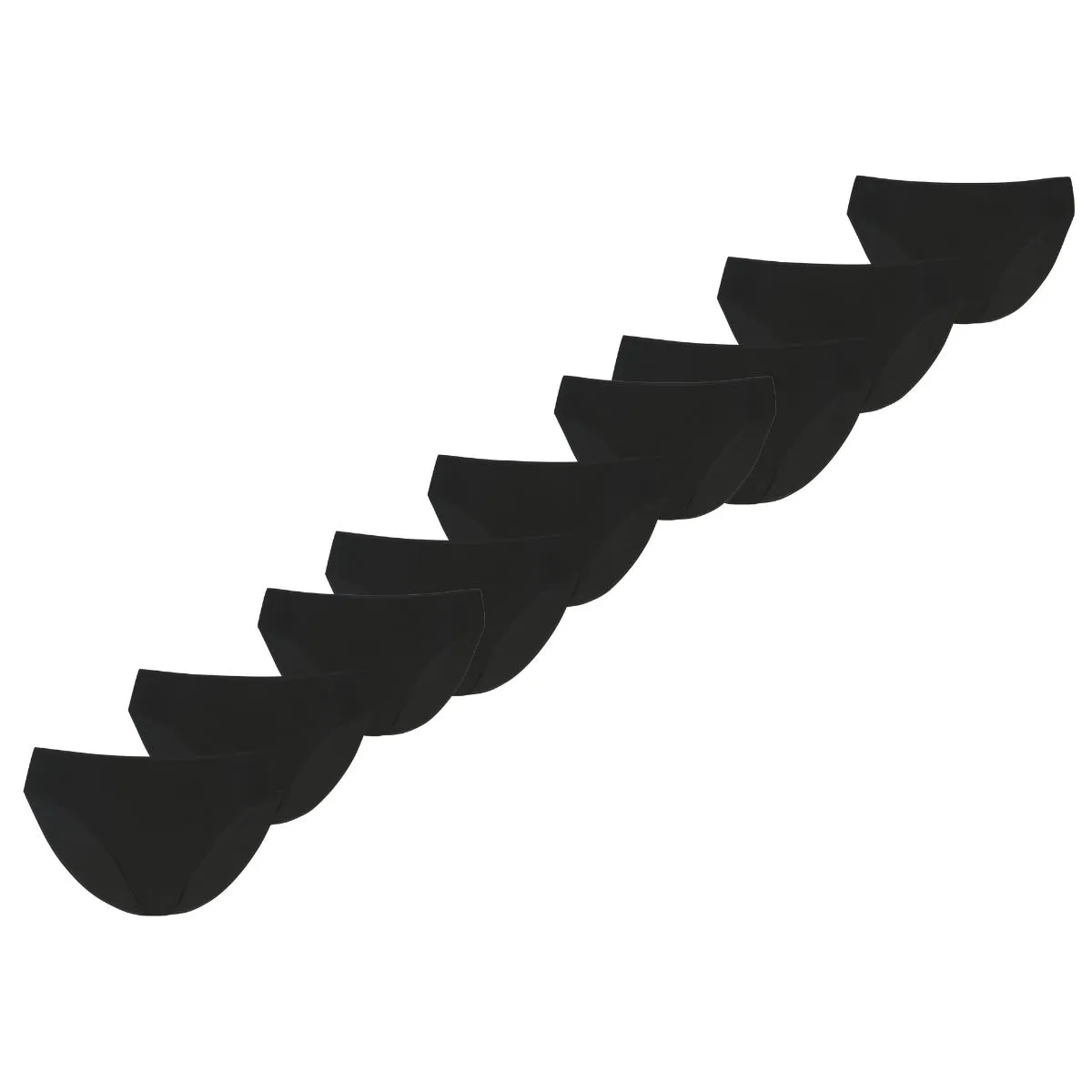 Puma Dames Briefs 9-pack Zwart