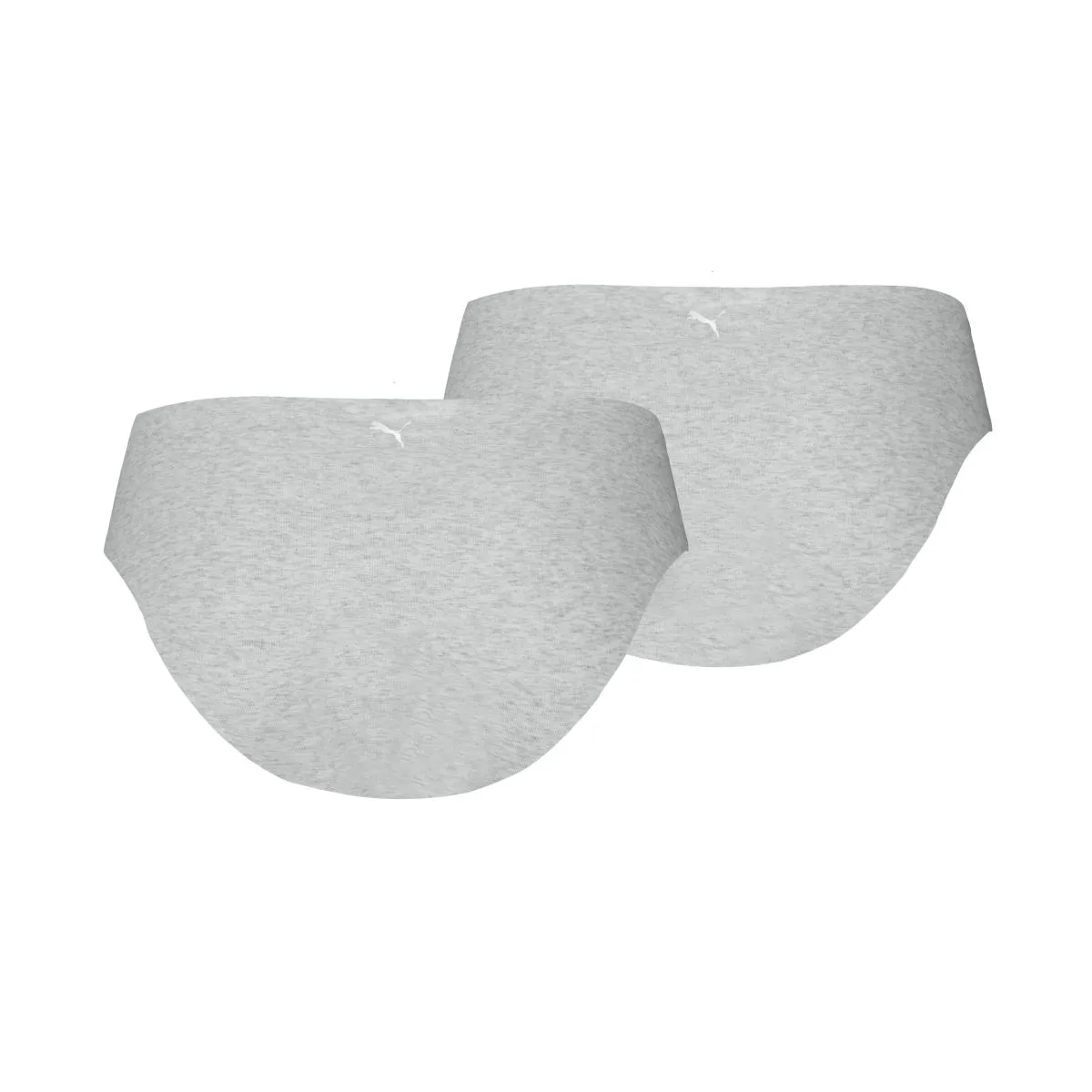 Puma Dames Briefs Invisible Cotton 6-pack Light Grey Melange