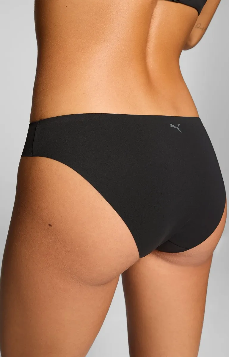 Puma Dames Briefs Microfiber 2-pack Zwart