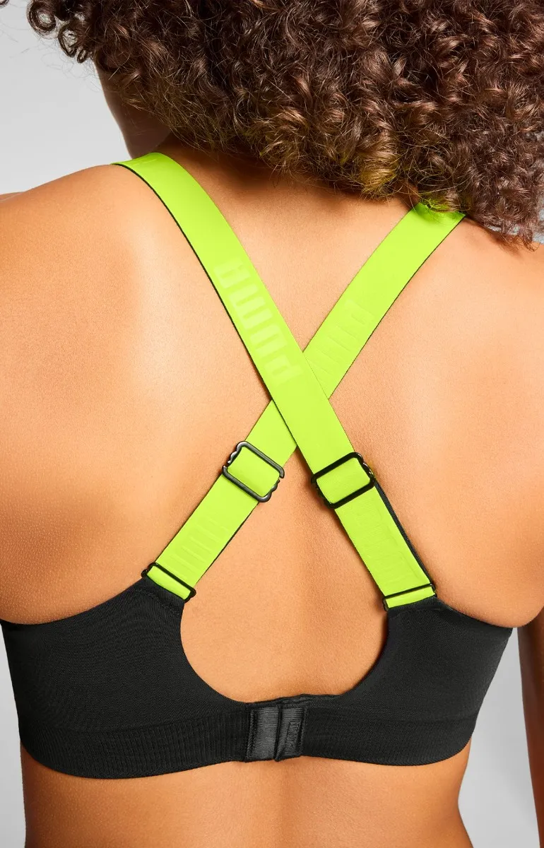 Puma Dames Sporttop 3D Knit Zwart