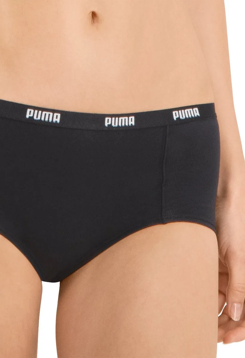 Puma Mini Short Dames Zwart/Wit/Grijs 3-Pack 