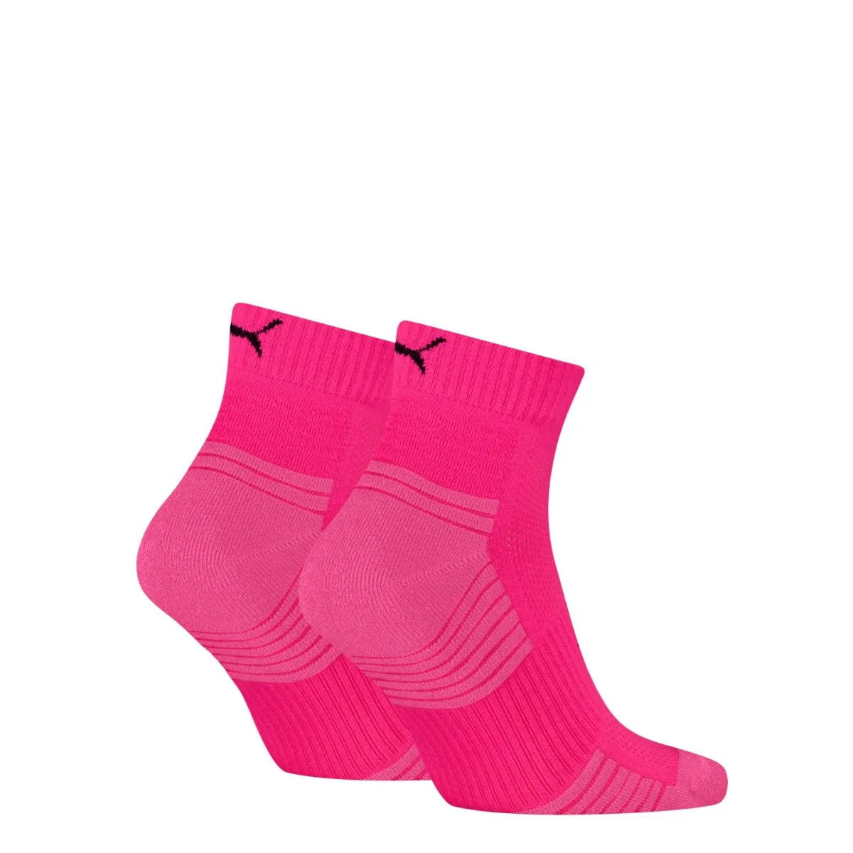 Puma Sport Cushioned Quartersokken 2-pack Roze