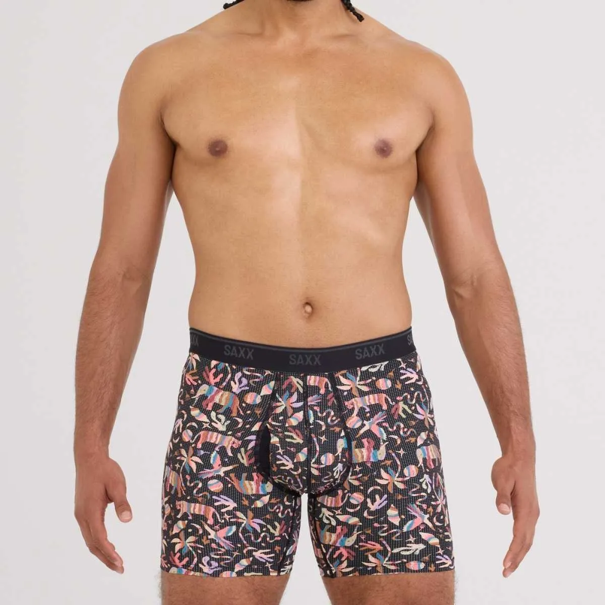 SAXX Boxershort Quest Quick-Dry Mesh Adobe Zoo