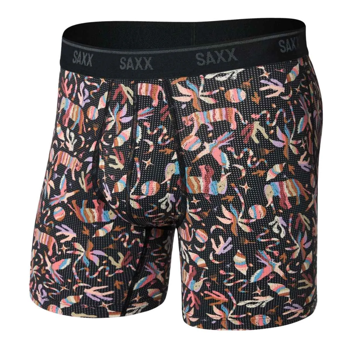 SAXX Boxershort Quest Quick-Dry Mesh Adobe Zoo
