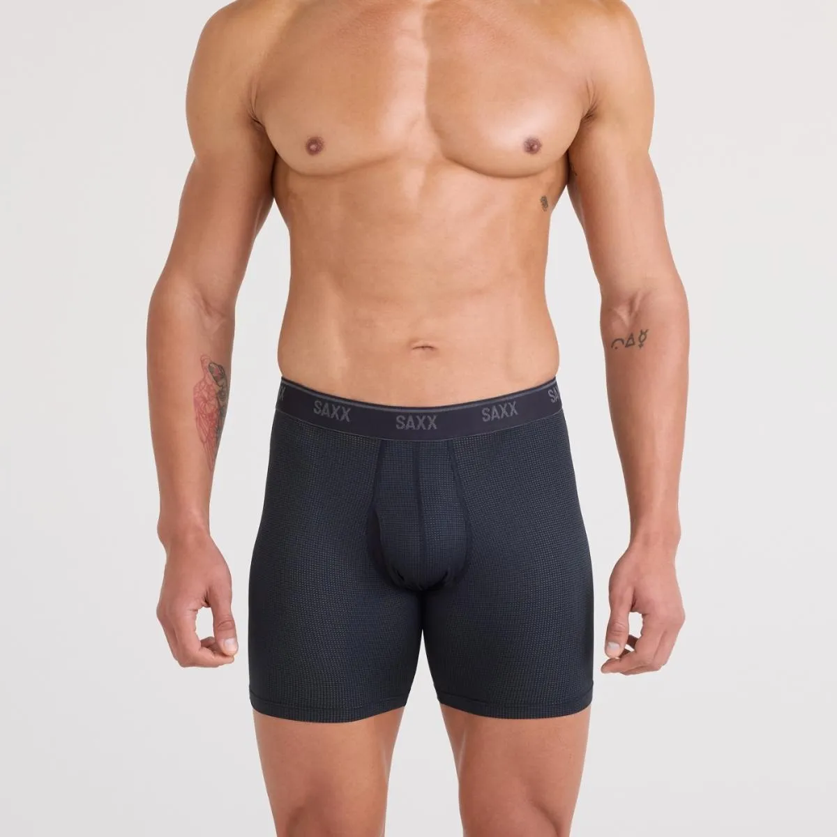 SAXX Boxershort Quest Quick-Dry Mesh Zwart