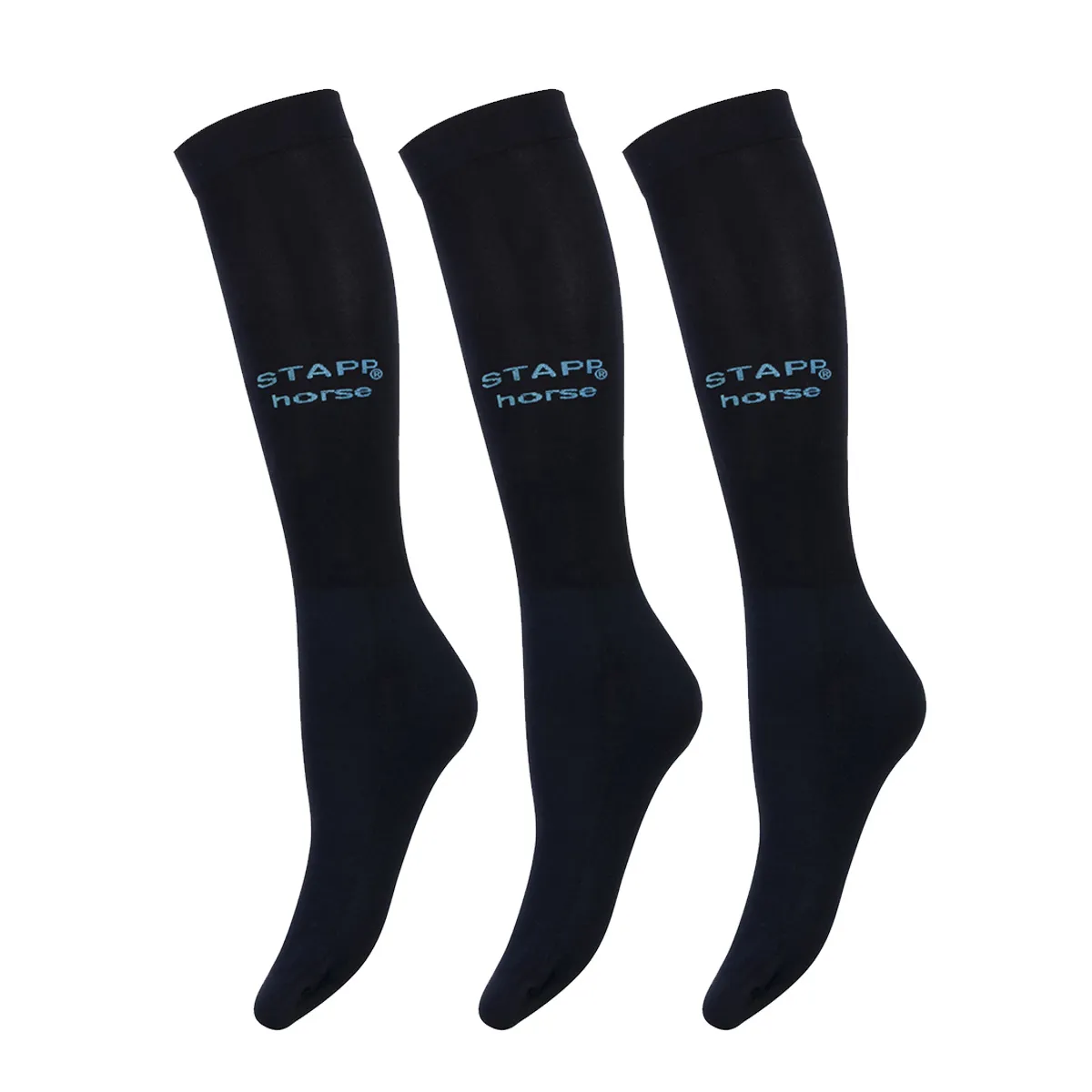 STAPP Horse Paardrijsokken Ultra Fine 3-pack Marine