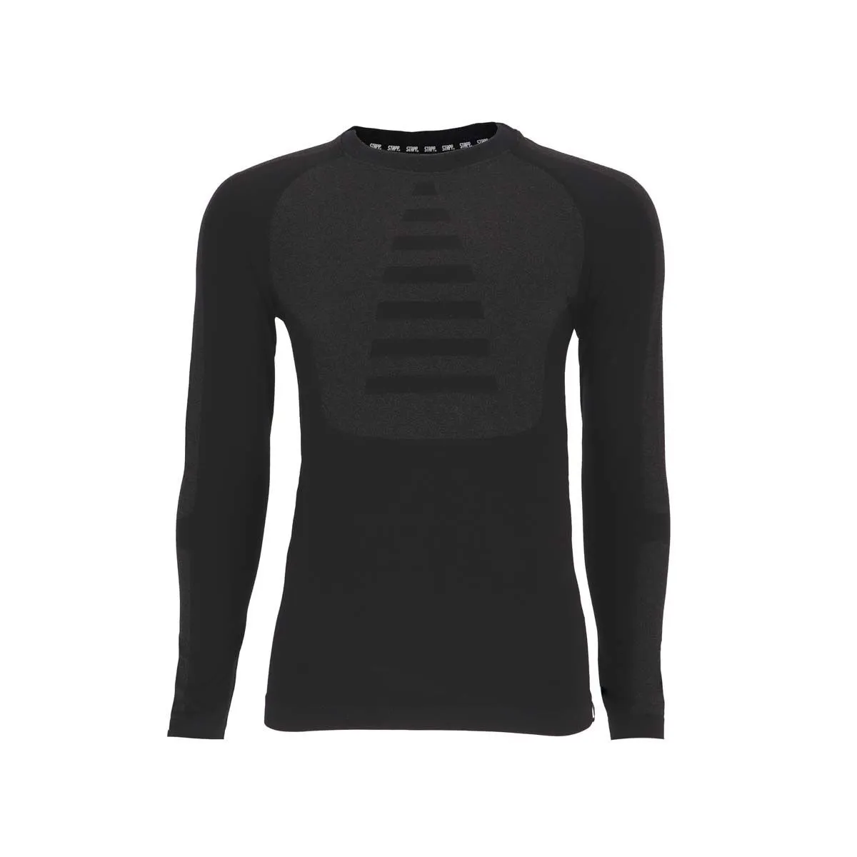STAPP Heat Thermoshirt Heren Merino Wol Zwart