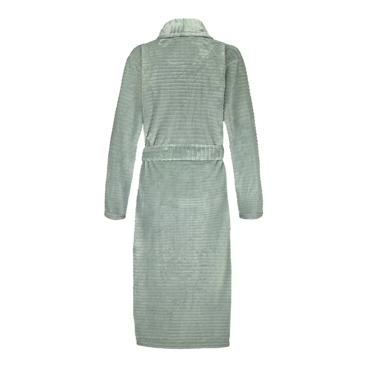 Ten Cate Badjas Dames Minty Green Stripe