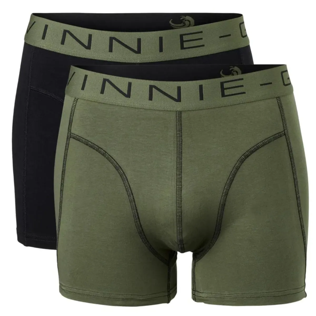 Vinnie-G Boxershorts 10-pack Black / Forest Green Combo