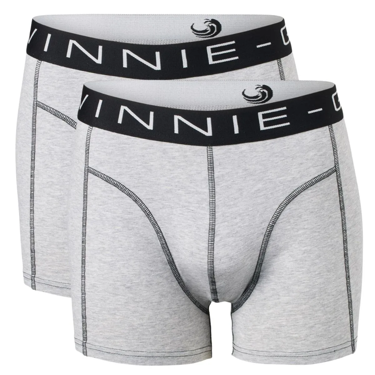 Vinnie-G Boxershorts 10-pack Grey Melange Stitches