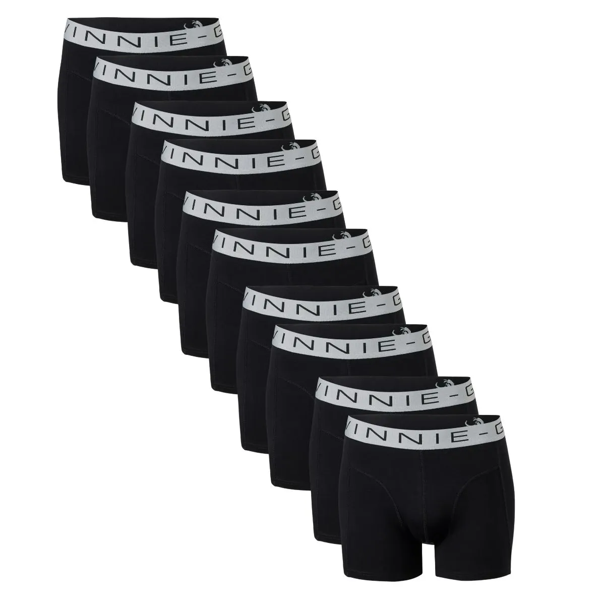 Vinnie-G Boxershorts 10-pack Black/Grey