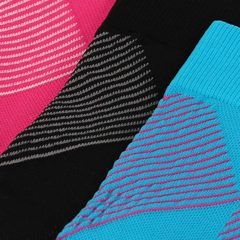 Xtreme Compressiesokken Quarter 3-pack Multi Pink