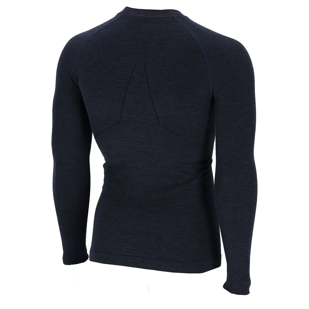 Xtreme Thermoset Heren Merino Wol - Thermoshirt + Thermolegging - Navy Melange