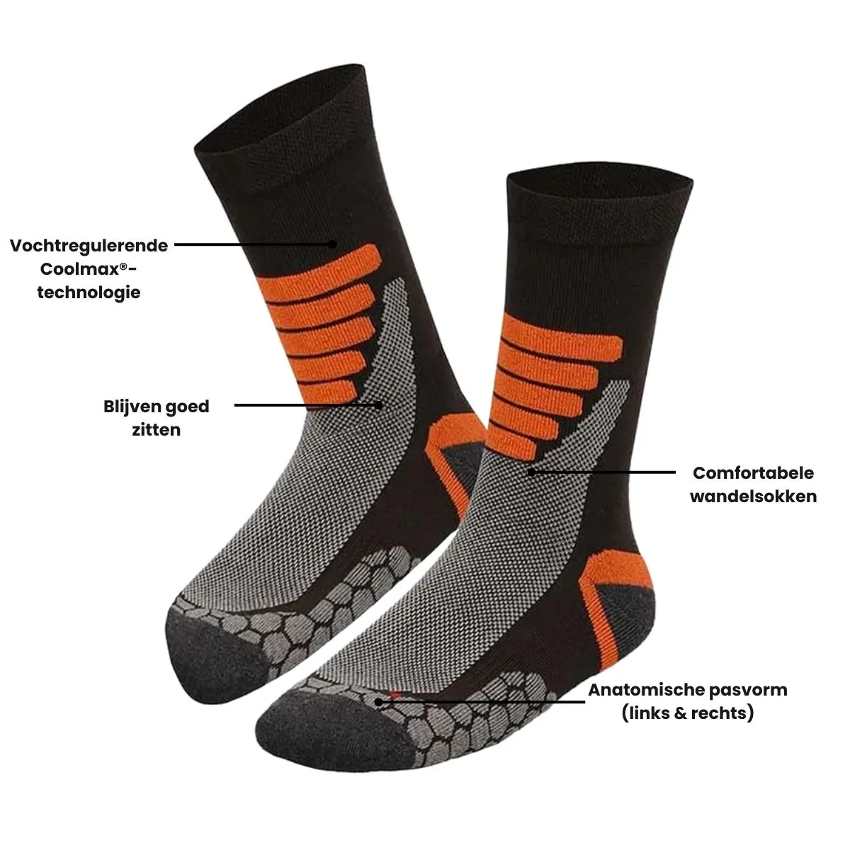 Xtreme Wandelsokken 2-pack Multi Green