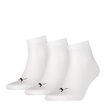 Puma Quarter Sokken 3-pack Wit